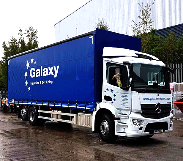 Galaxy insulations new truck